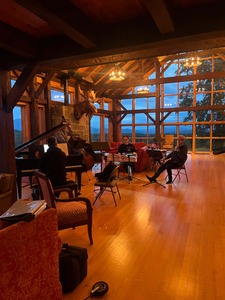 Maestros rehearsing in Tango Kitchen
