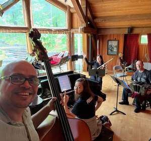 Recording at the Palais de Glace